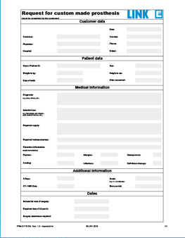 Order form